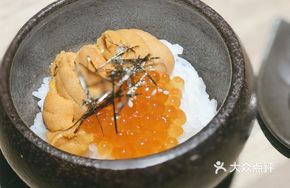 Sea Urchin and Salmon Roe Rice Bowl