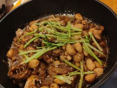 蒜仔牛筋煲-丁记盐蘸牛肉·新杭菜(河东路店)