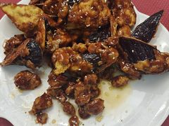 焦糖茄子牛肉粒-桃子餐厅·天津菜(红星路直营店)