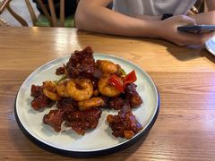 椒香虾仁爆鸡球-陈傻子餐厅(世纪都会店)