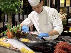 -广州万富希尔顿酒店-感趣自助餐厅·生蚝海鲜刺身