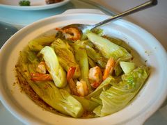 瓦煲虾干香啫唐生菜-利苑酒家(金宝店)