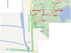 野生动物园手绘入园图-野生动物园-停车场