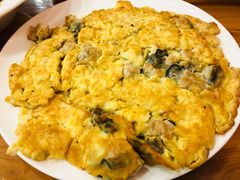 海蛎蝗煎鸡蛋-地方名吃海鲜大馅蒸饺(北戴河店)