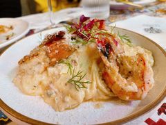 青虾白酱奶油意面-LESCEDARS Brasserie Bistro香柏树