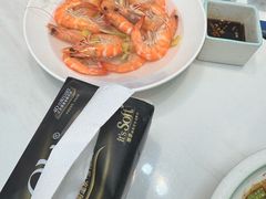 盐水大虾-小小饭店·休闲农庄·安吉松树林里的农家菜