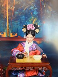 -后宫·古装汉服京剧儿童亲子全家福摄影