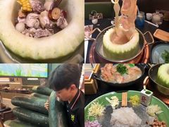 -得意咚瓜·顺德鱼生·冬瓜盅火锅