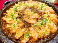 蒜蓉铁板虾-味庄徽菜