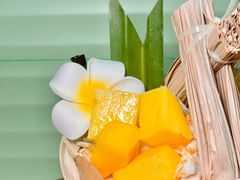 香水椰子沙冰椰篮包装-曼僖瓦罐咖啡(华山南路店)