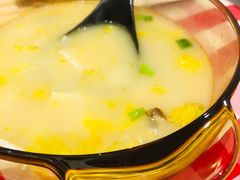 鸡汤小白菜煮榆林豆腐-西贝(金桥店)