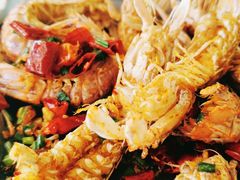 椒盐濑尿虾-红月湾海鲜饭店•沙滩海景(双月湾店)