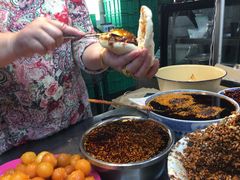 -清真马乐贝腊牛肉蛋黄菜夹馍(马蓉洒金桥店)