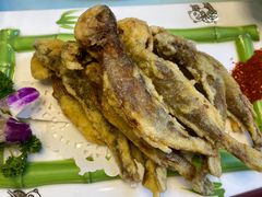 干炸小黄鱼-陕北农家宴