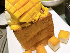 冰淇淋水果厚多士-铜小馆(1891时光道店)