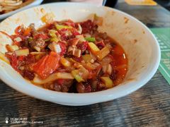 -歹歹的加个面过油肉拌面