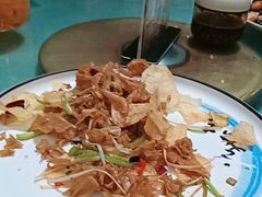 土豆片炒栲姥姥-五台山八大碗·地方风味菜馆(五爷庙店)