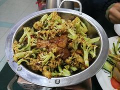 干锅有机花菜-大城·烧烤海鲜大排档(台东店)