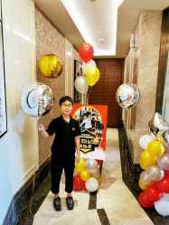 -11 Baby百日宴生日气球创意布置