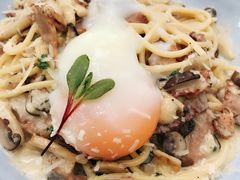 奶油汁培根溏心蛋意面-Future&Kitchen