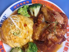 滑蛋生炸鸡肶饭-伯友茶记(中华广场店)