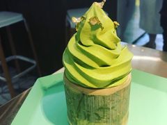芥末抹茶冰淇淋-茶是一枝花泡茶店