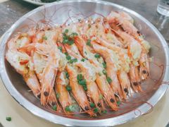 蒜蓉开边蒸虾-贞姨美食·老字号海鲜大排档