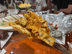 烤豆皮-小桂林烧鸽子