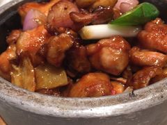 石锅瑶柱烧紫茄-真爱中国餐馆·年华店(朱雀大街店)