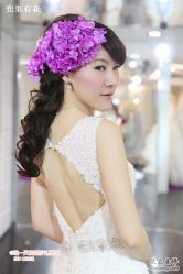 发型侧面-韩国天使嫁衣婚纱礼服馆(上海旗舰店)