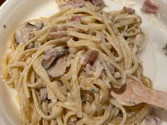 奶油蘑菇意大利面-1868 Café(上海自然博物馆店)