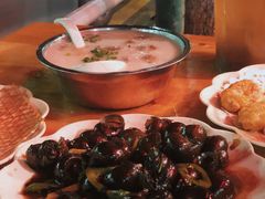 紫苏酸笋鼓汁炒田螺-南记食粥坊·宵夜大排档(南桂店)