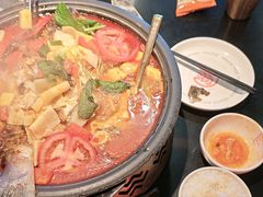 -探鱼·鲜青椒爽麻烤鱼(三水广场店)