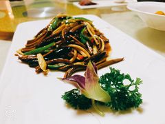 茭白炒长鱼-丁老爷子苏香圆