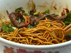 小炒猪肝干拌面-虎子面粉馆(五一东村店)