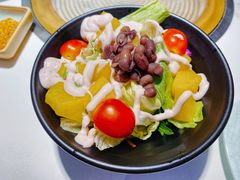 黄桃沙拉-猪啊牛呀羊啊铜盘烤肉(正大广场店)