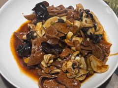 猪肝炒目鱼-柠静私家菜(石板巷店)