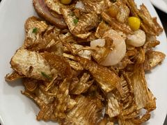 煎笋脯干贝炒虾仁-旧款宁波饭店(华敏世纪广场店)