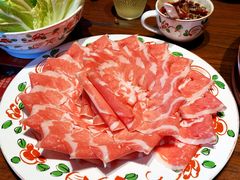 沙葱山羊肉-清真·老门框爆肚涮肉·中华老字号(花乡店)