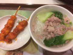 小瘦肉粉＋韩式年糕鸡肉串-真功夫(环市中路店)