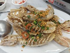 椒盐濑尿虾-凤城康记饭店