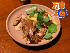 炸软壳蟹配烤凤梨色拉-SHAN山(前滩太古里店)