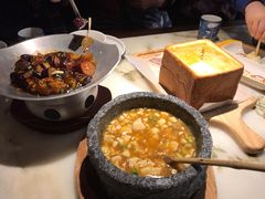 鸡汤虾仁豆腐-绿茶餐厅(燕郊永旺店)