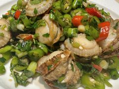 老虎菜拌扇贝-郑庄脂渣海鲜楼(九水路店)