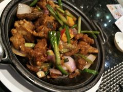 姜葱蒜子煎焗鮰鱼头腩-新兴·金羊座·粤菜点心(乐峰店)