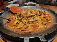 八爪鱼微辣-红辣椒八爪鱼特色韩国料理