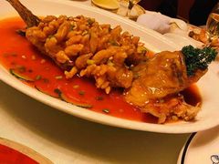 松鼠桂鱼。-鹿鸣春饭店(总店)