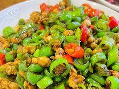 尖椒炒雀胗-大块头排档(豫园店)