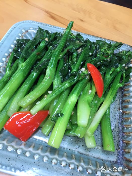 金枕泰国料理(顺德渔人码头店)马拉盏炒芥兰仔图片