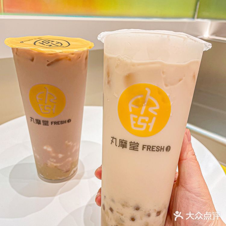 丸摩堂新品‼️冬日敲暖搭配福栗奶茶真好喝‼️